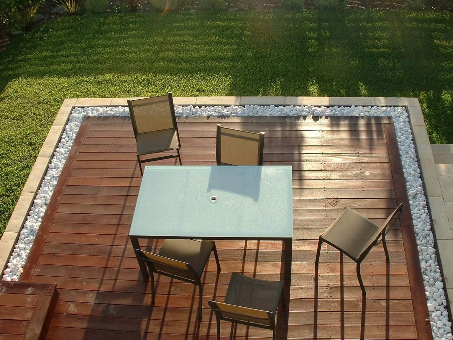 3 split level outdoor decks